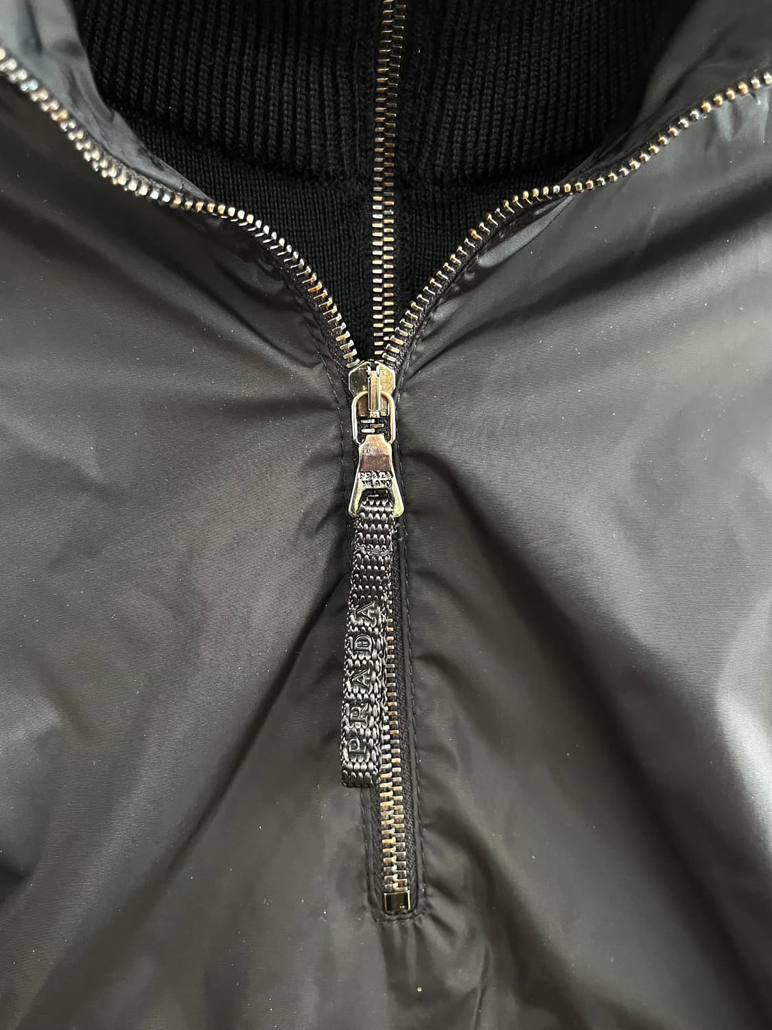 프라다 스포츠 2010AW 아카이브 유틸리티 울 니트 하프 집업 자켓 상품이미지4