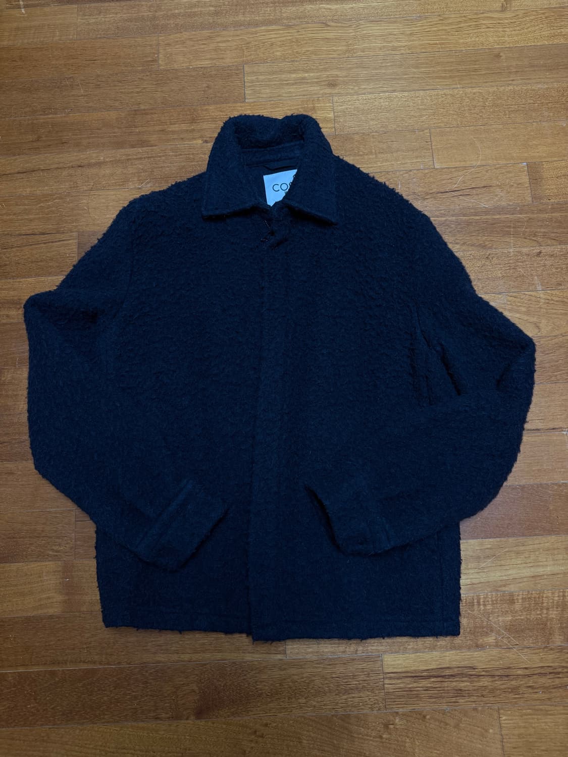 코스 블랙 샤기울 자켓 상품이미지1