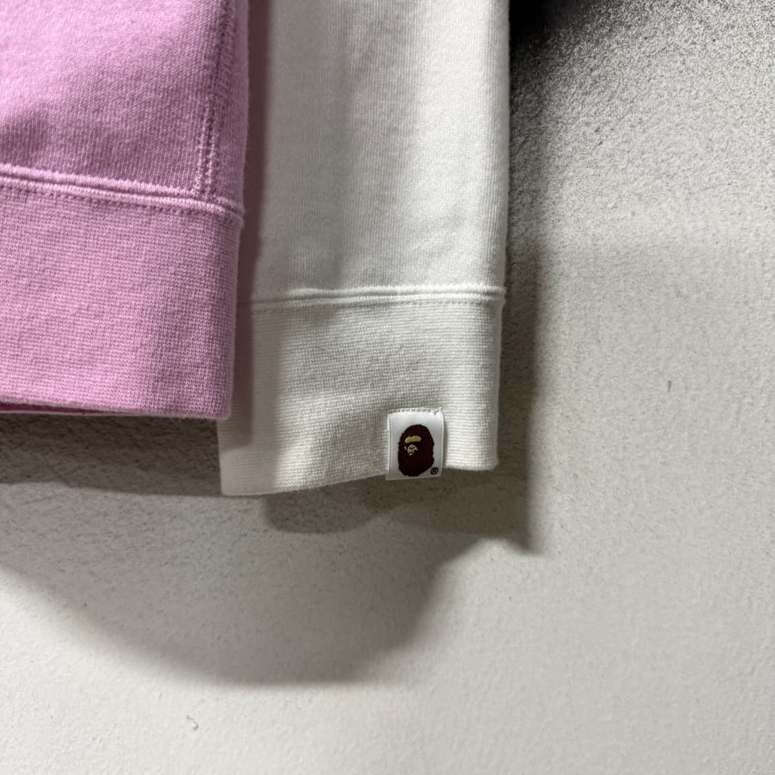 정품 베이프 우먼스 베이비 마일로 더블 샤크 풀 집업 후디 상품이미지4