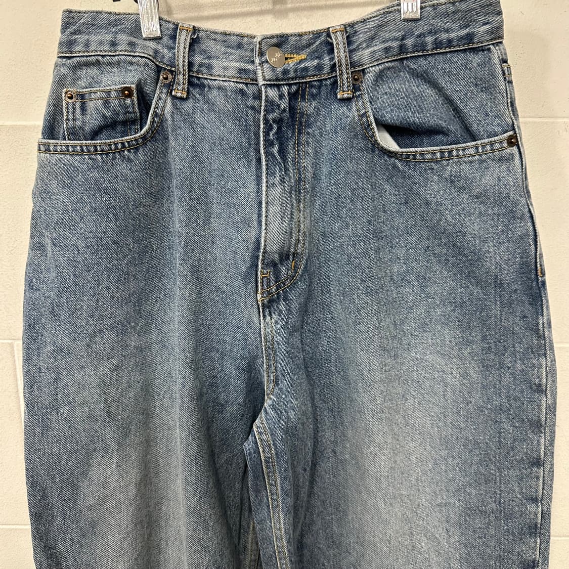 PHYPS 디테일 와이드 데님 상품이미지2