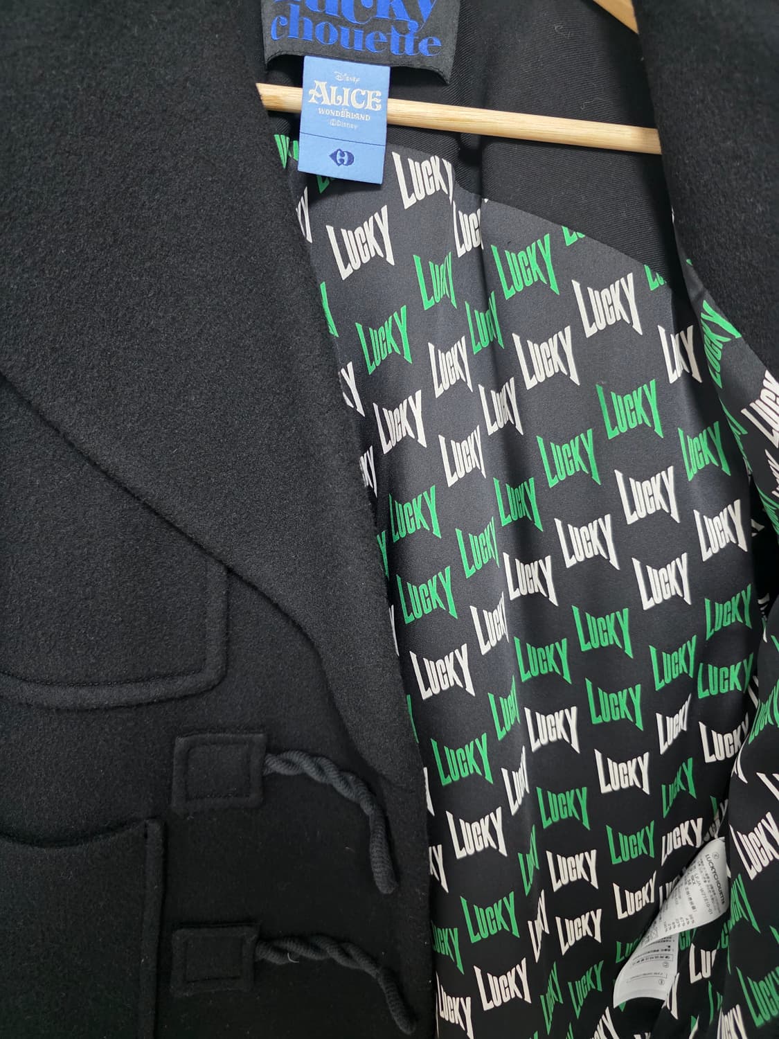 럭키슈에뜨 앨리스 한정판 세일러 울 더플코트 (21FW)ㅡ드라이완료 상품이미지4