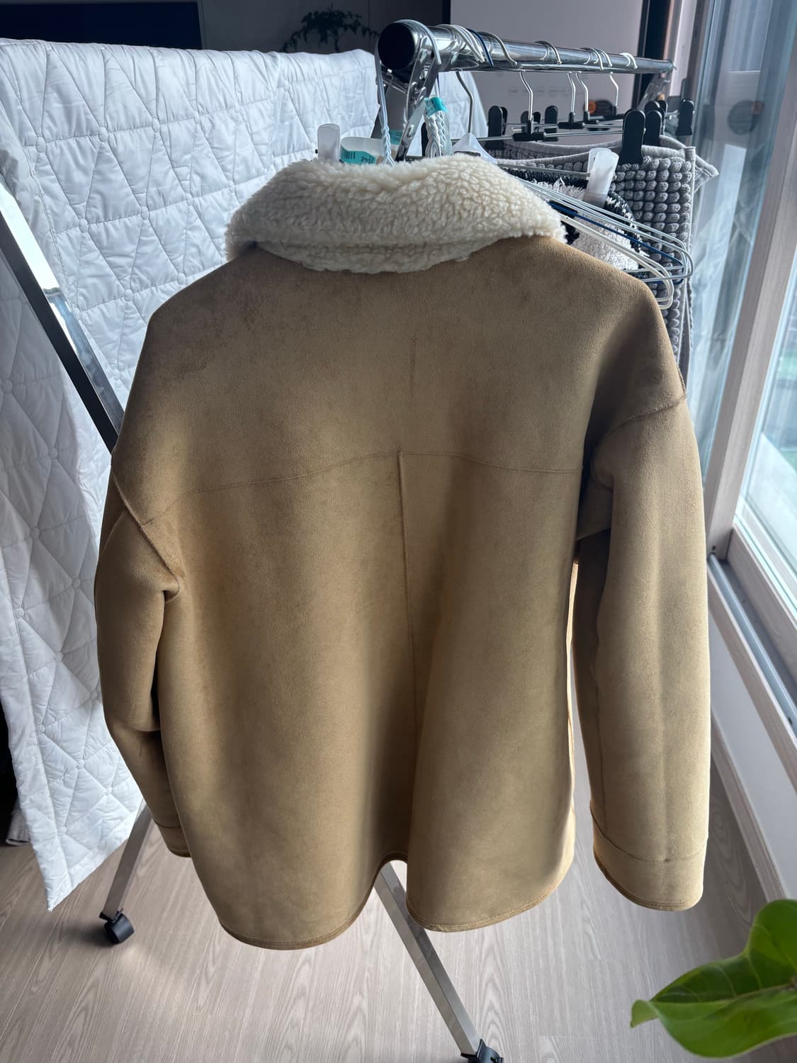 무스탕 (브라운/아이보리) 상품이미지4