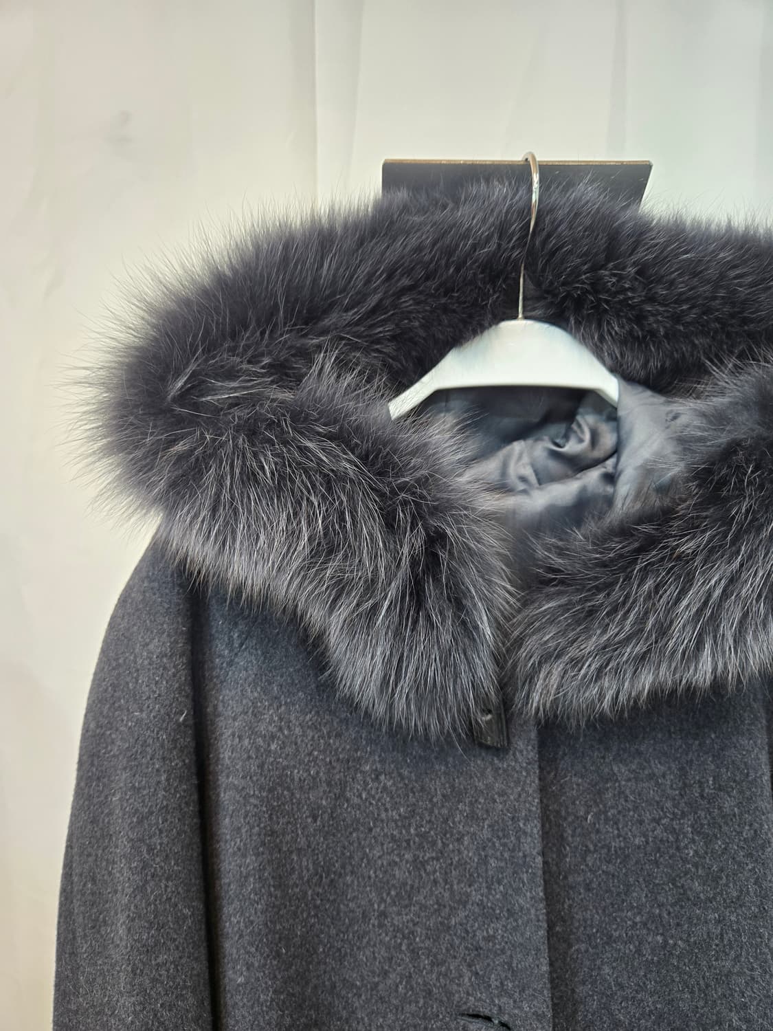 폭스퍼 후드 코트 상품이미지2