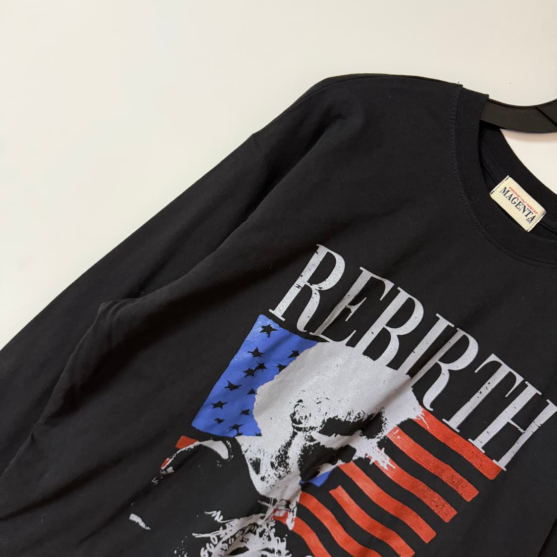 새상품 남녀공용 성조기 긴팔 상품이미지2