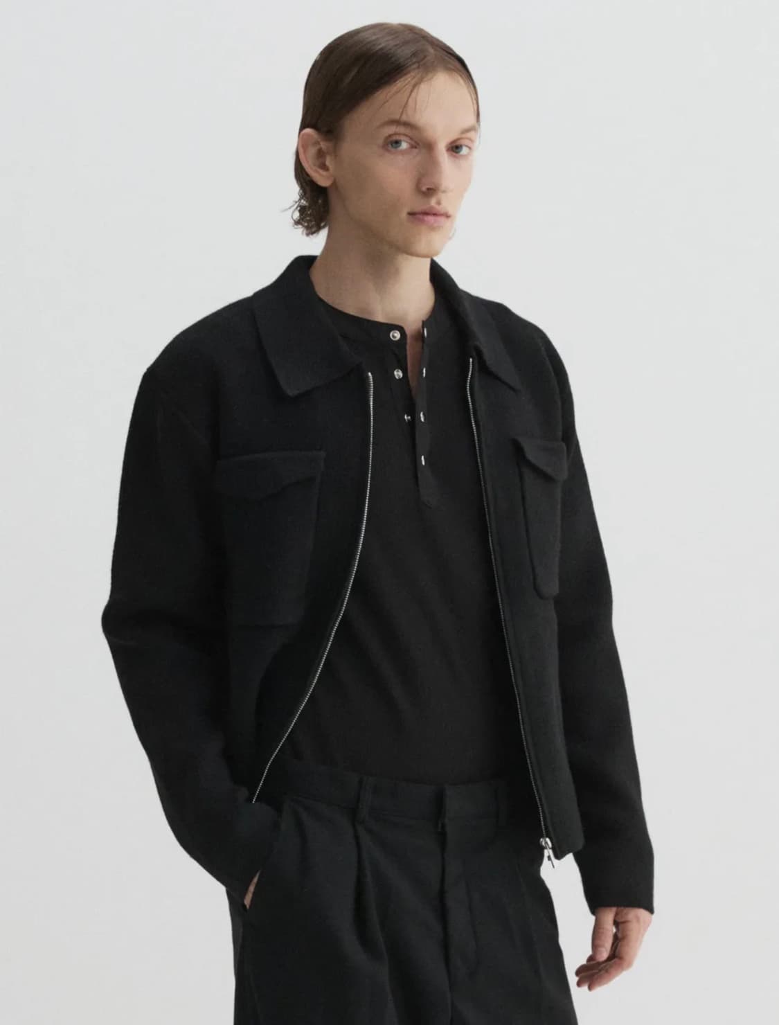 르마드 니트 자켓 상품이미지1