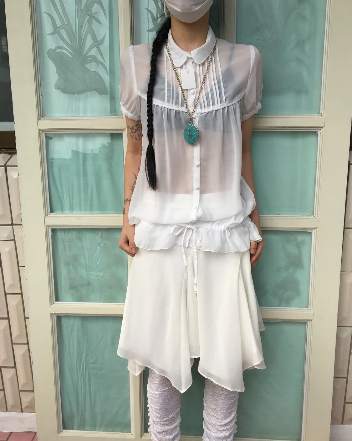 See though blouse 상품이미지1