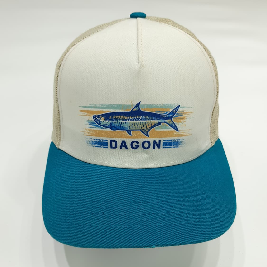 빈티지 Dagon 피쉬 그래픽 투톤 메쉬 트러커캡 P1275 상품이미지3