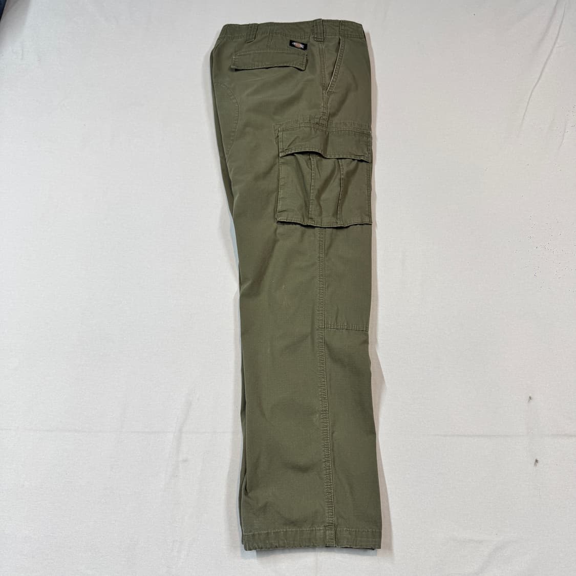 34inch) 디키즈 올리브 카키 립스탑 카고팬츠 면바지 상품이미지8