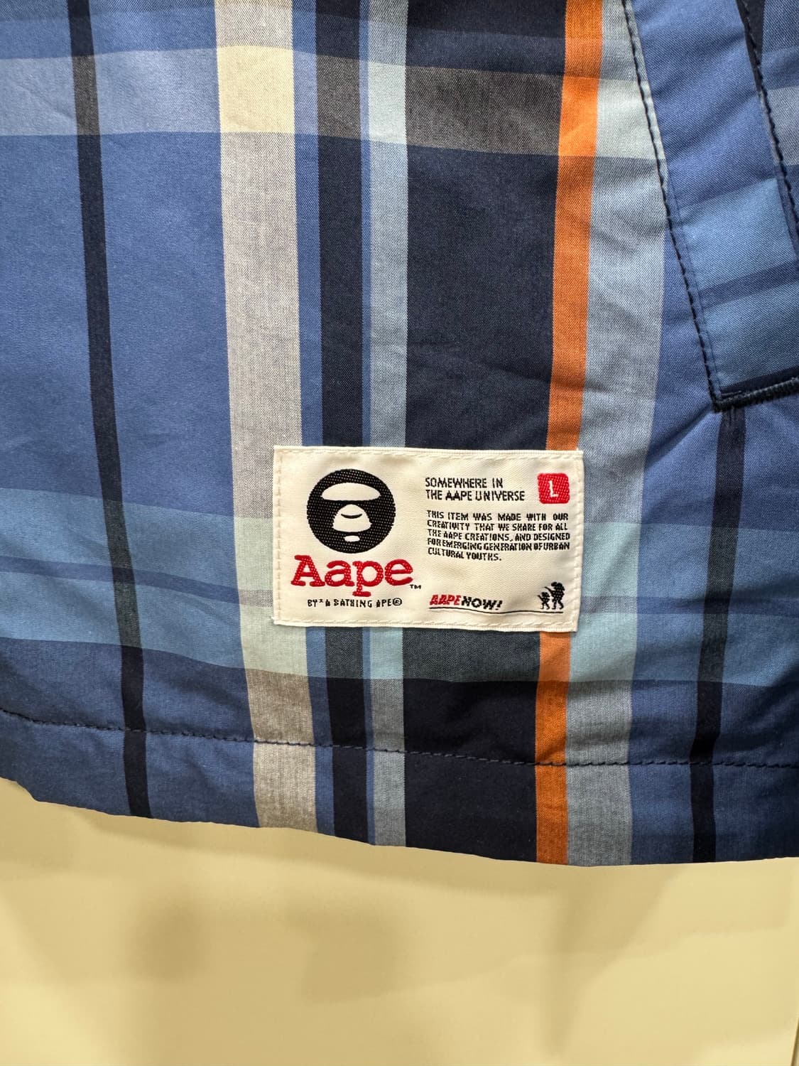 AAPE 리버시블 코치 자켓 L (bape) 상품이미지3