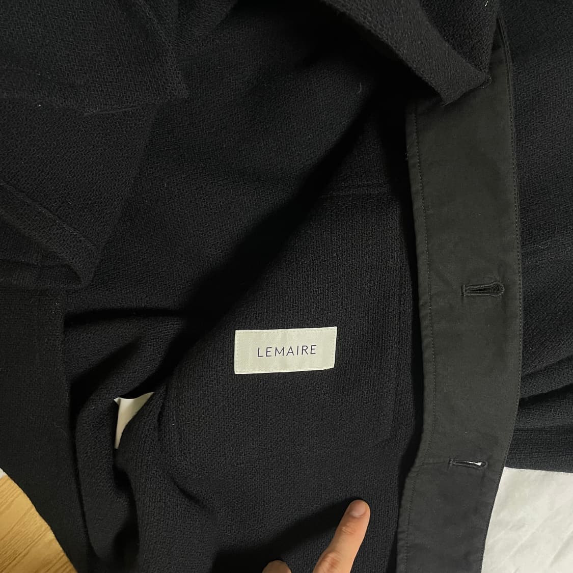 르메르 니티드 블루종 블랙 상품이미지4