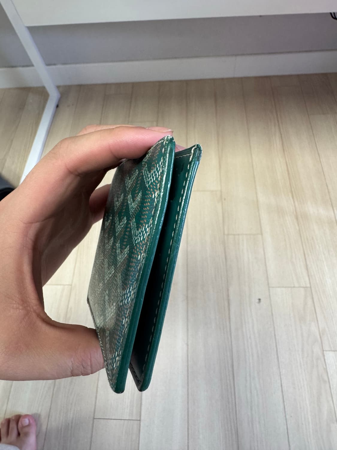 고야드 빅투와르 반지갑 그린 풀구성 상품이미지5