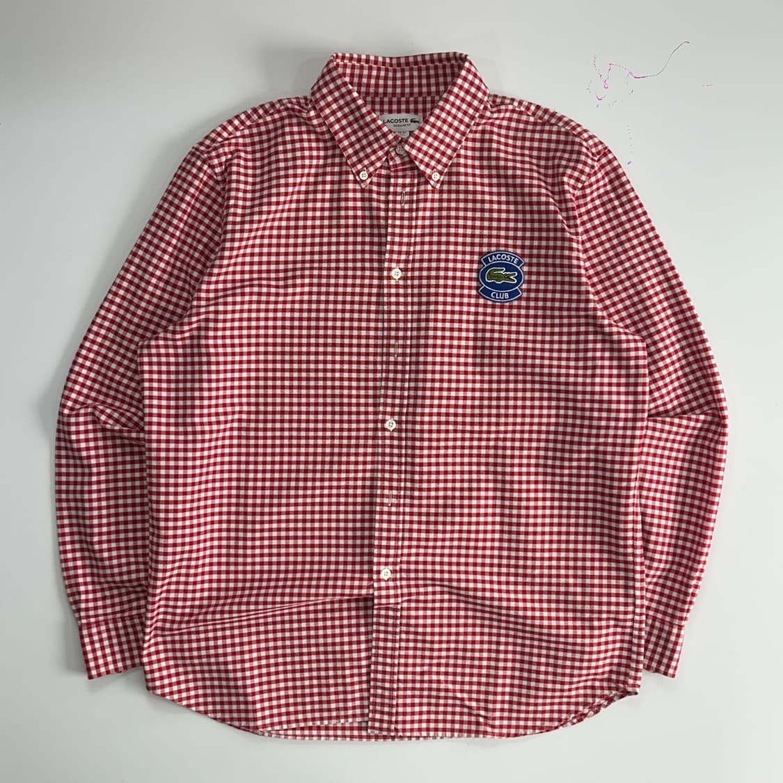 Lacoste 라코스테 레드 체크 셔츠 상품이미지3
