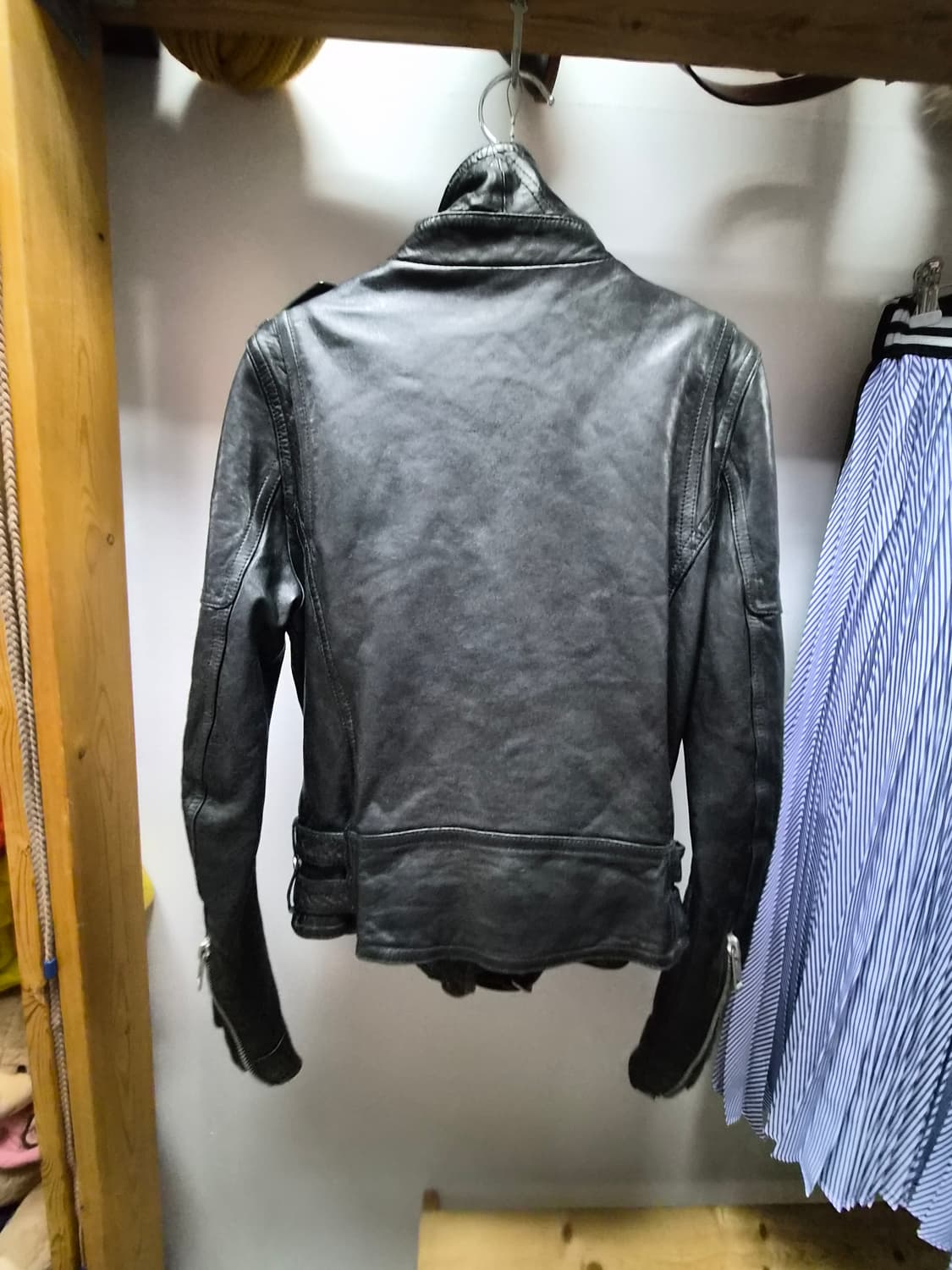 편집샾양가죽 라이더. 지고트언발 스커트 상품이미지6