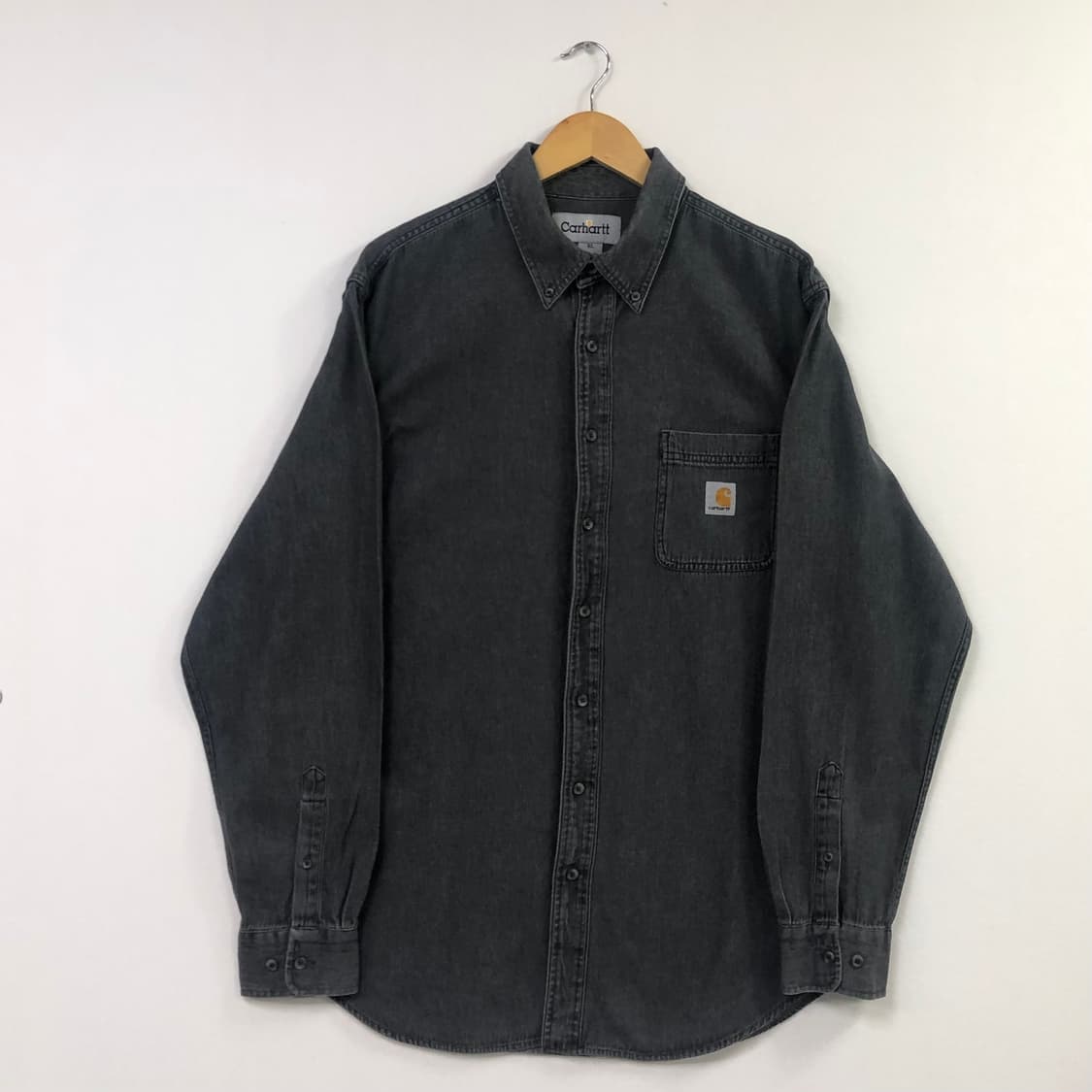 Xxl 칼하트 블랙 데님 셔츠 상품이미지2