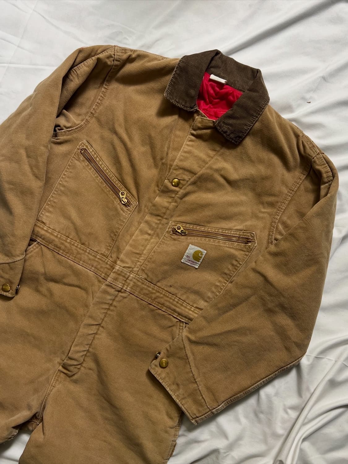 70s 칼하트 워크 커버올 점프수트 상품이미지8