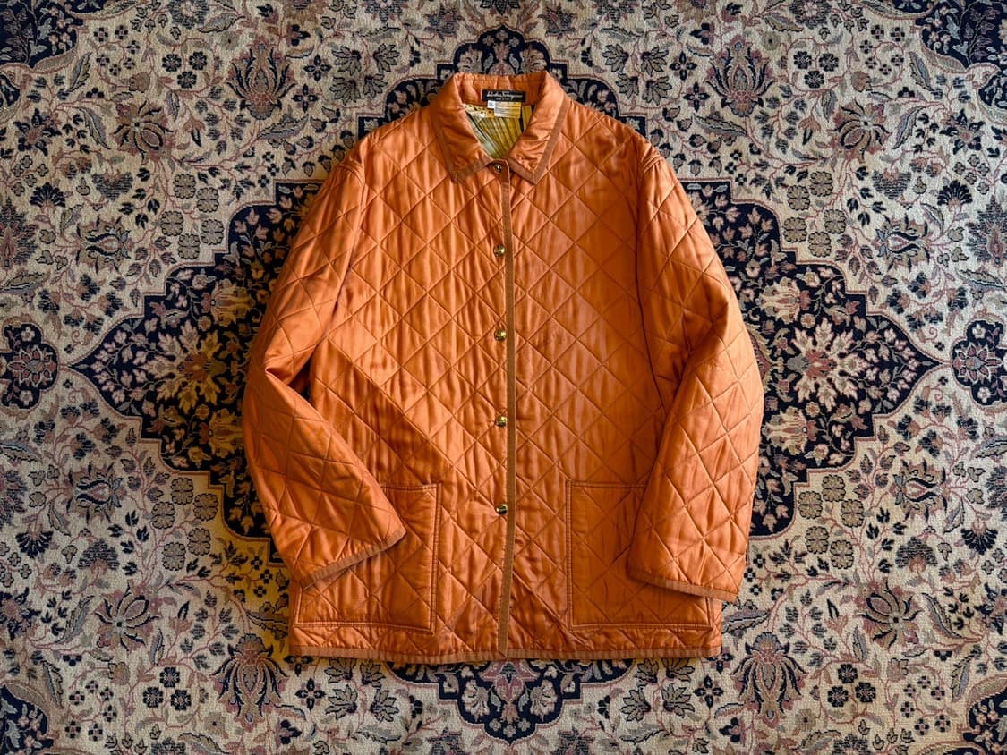 페레가모 실크 퀠팅자켓 여성66-77 상품이미지1