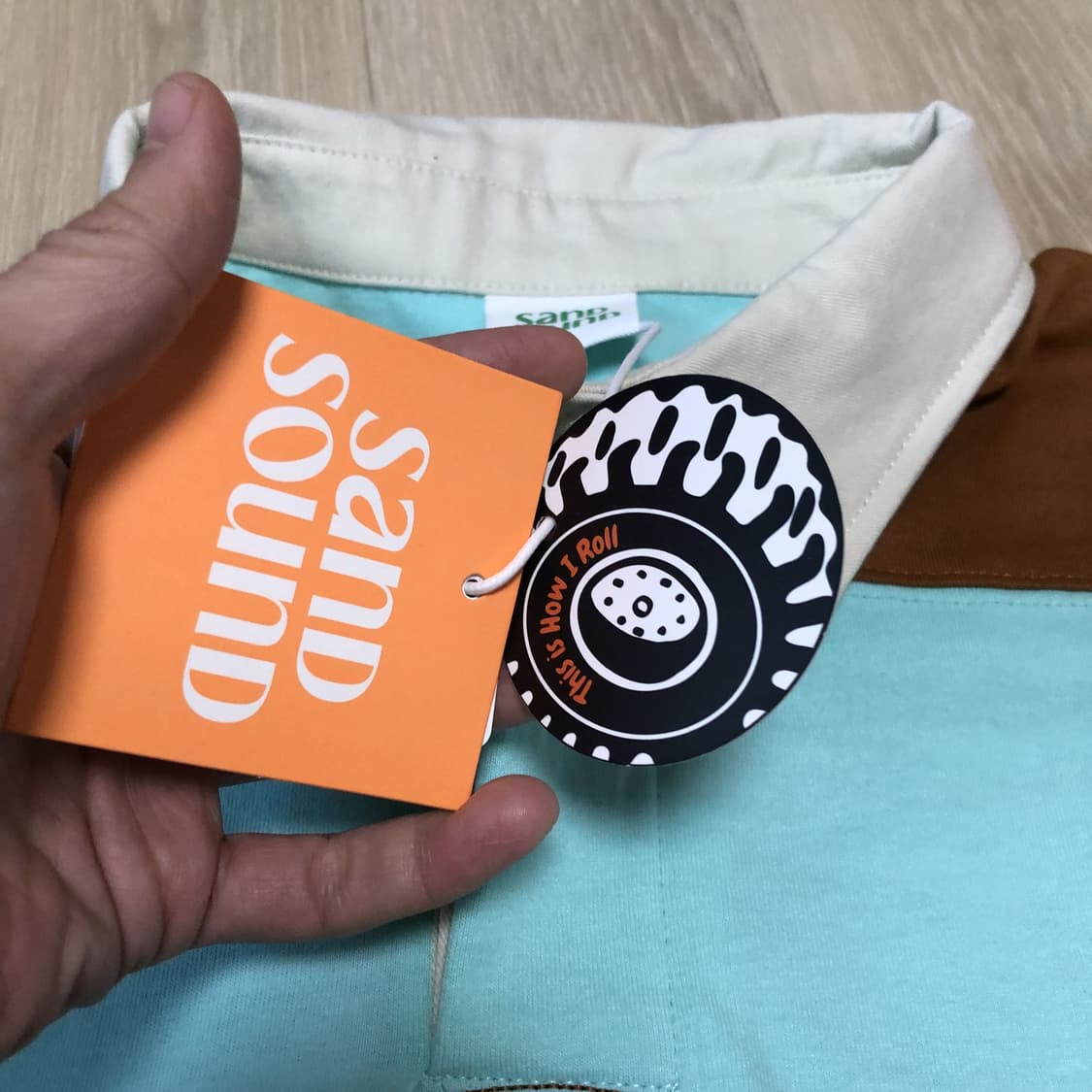 (오버핏 L) 새상품 샌드 사운드 SAND SOUNDS 럭비티 럭비셔츠  상품이미지4