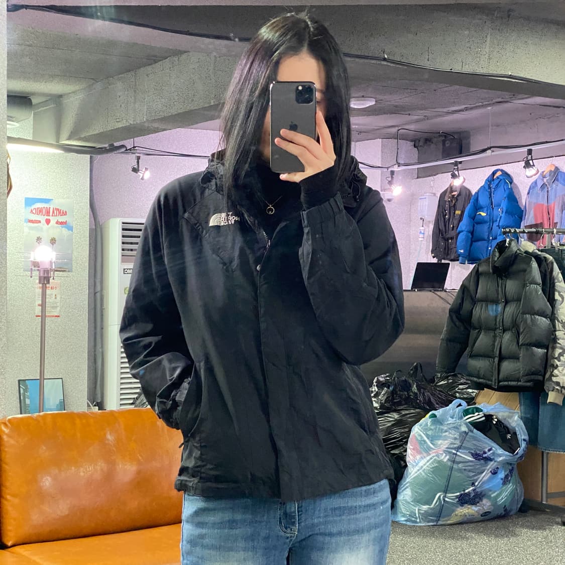 노스페이스 우먼스 블랙 마운틴 자켓 B3520 상품이미지1