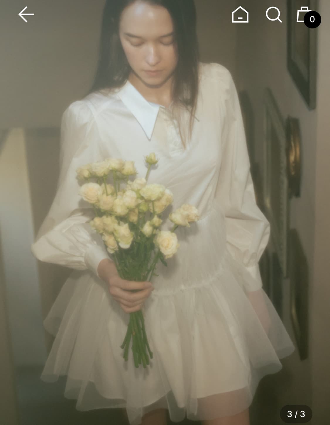 더티스 쉬폰 셔츠원피스 상품이미지3