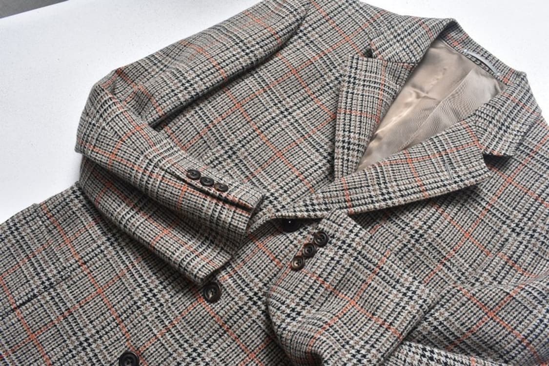 JPN 울 체크 블레이저 자켓 36 상품이미지2