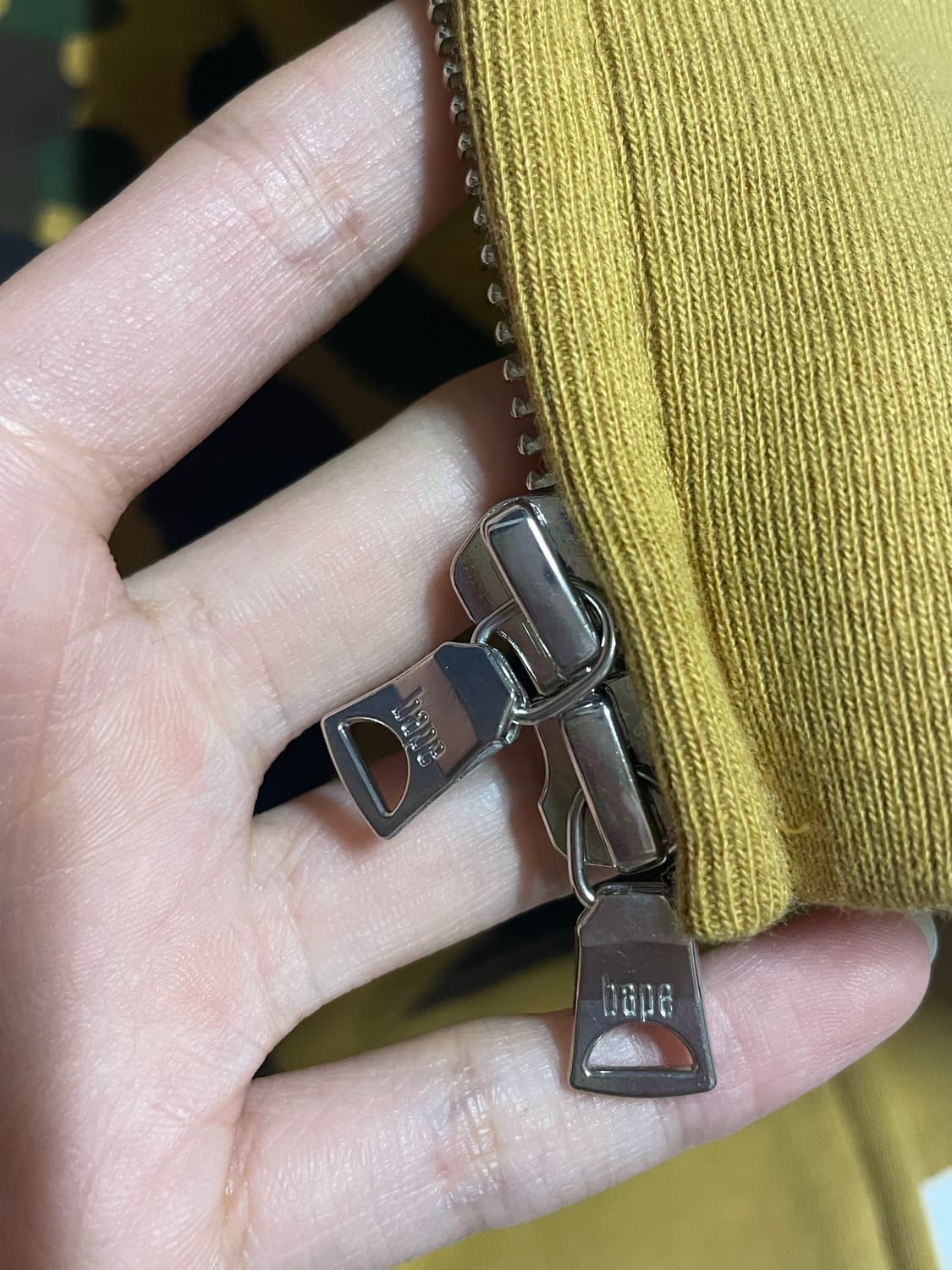 베이프 퍼스트 황계 카모 샤크 후드집업 상품이미지10