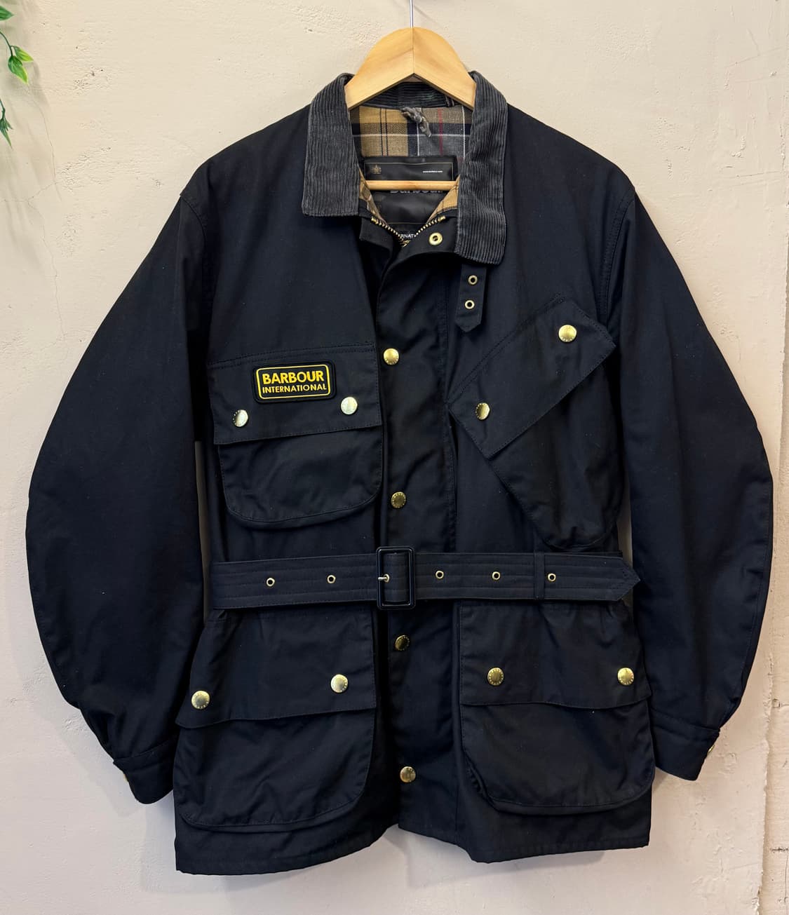 바버 인터내셔널 A7 왁스 자켓 블랙 상품이미지3