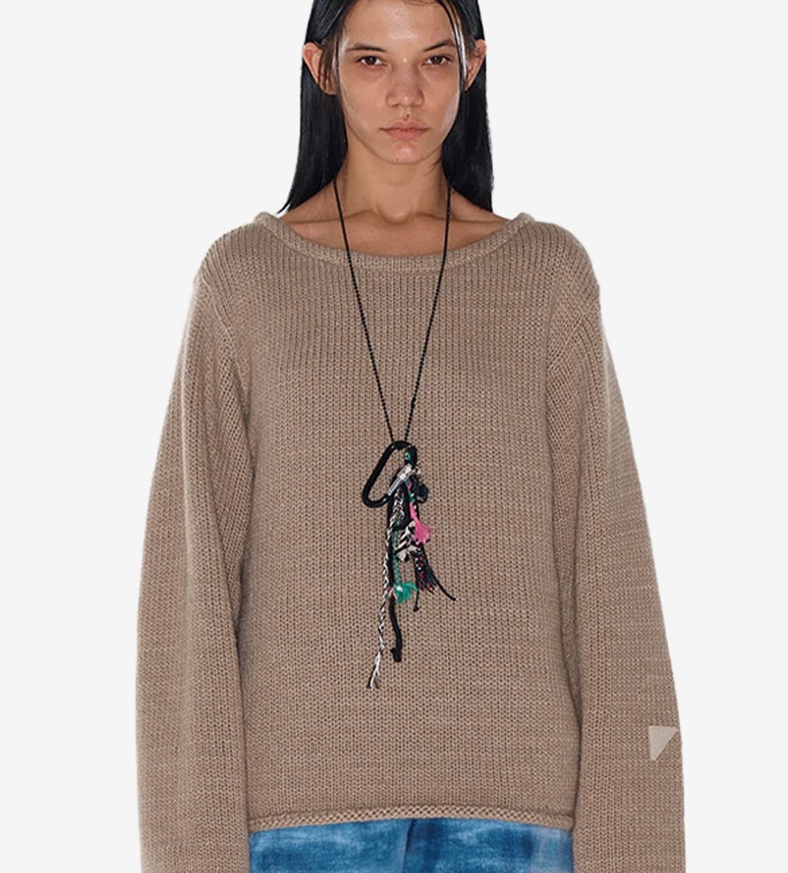 오픈와이와이 베이지 니트 스웨터 (상태 좋음) 상품이미지8