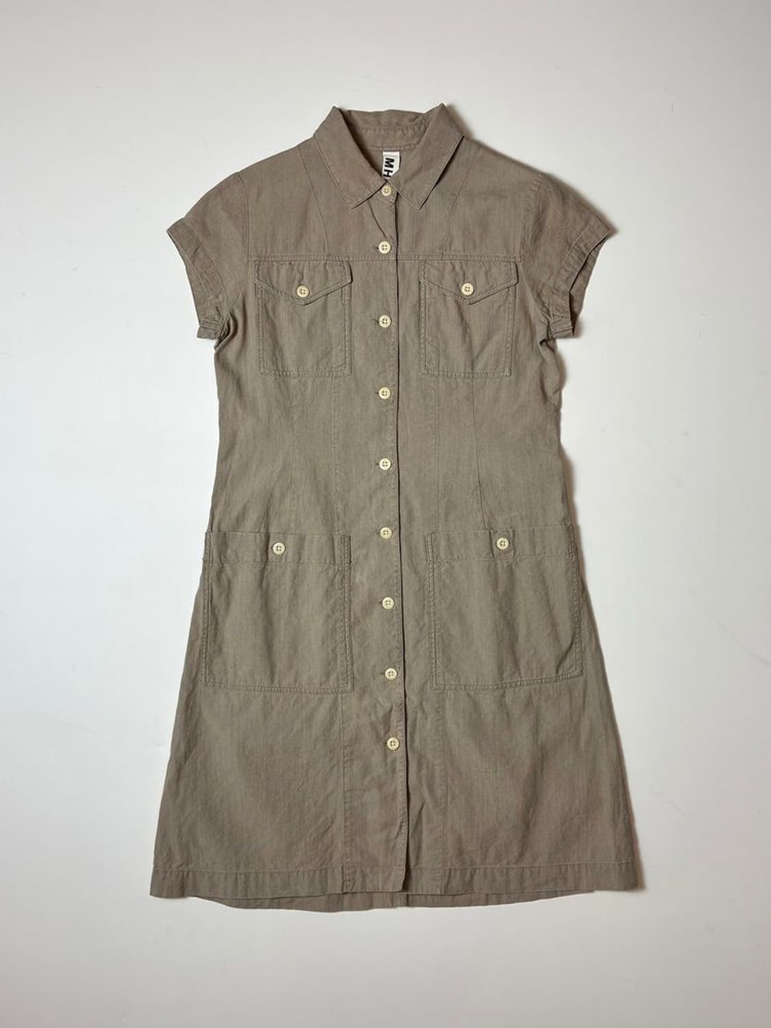 마가렛 호웰 Margaret Howell 스퀘어넥 원피스 PN9166 상품이미지1