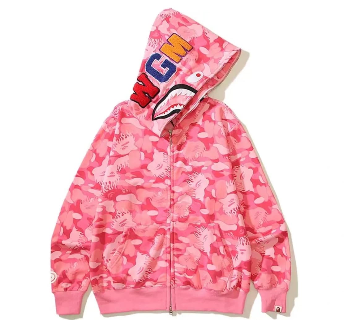 베이프 샤크후드 핑크 xl 정품 상품이미지1