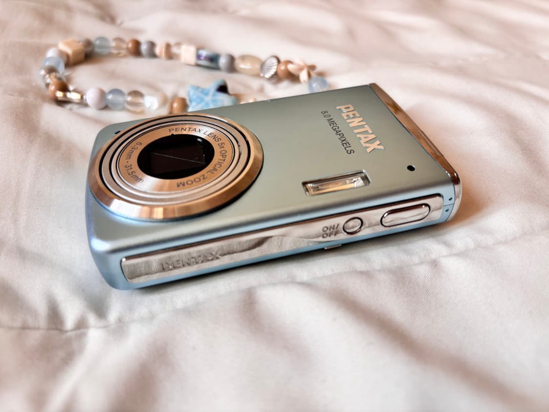 빈티지 디카 펜탁스 옵티오 m50 블루(작례👌) 상품이미지3