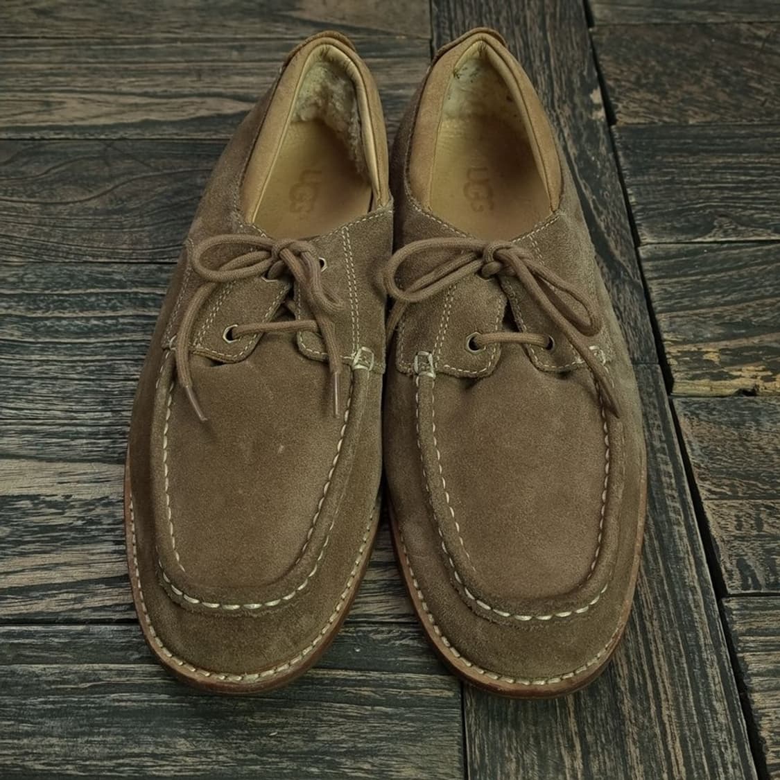 [어그 ] 안감 양털 스웨이드 보트슈즈 M17121 상품이미지2