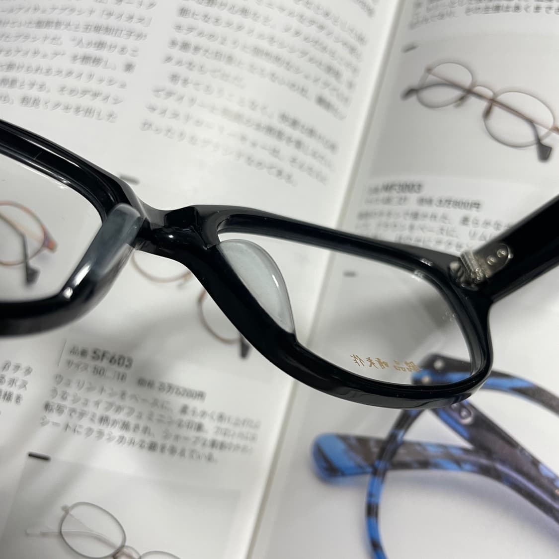 銘品晴夫作 하루오사쿠 일본 장인 뿔테 안경 상품이미지8