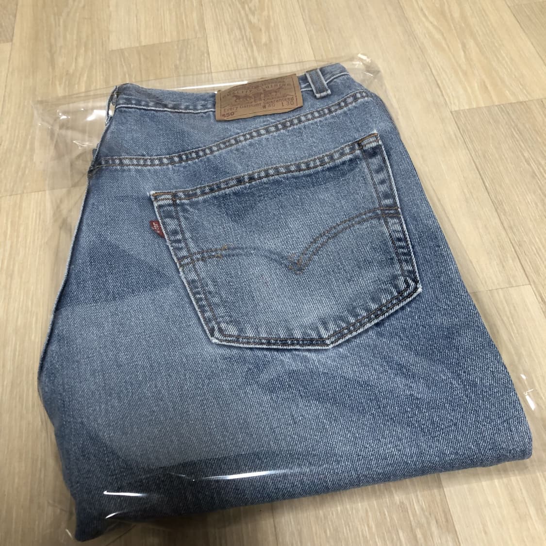 (36) 90's 리바이스 미국제 550 릴렉스드핏 연청 데님 상품이미지10