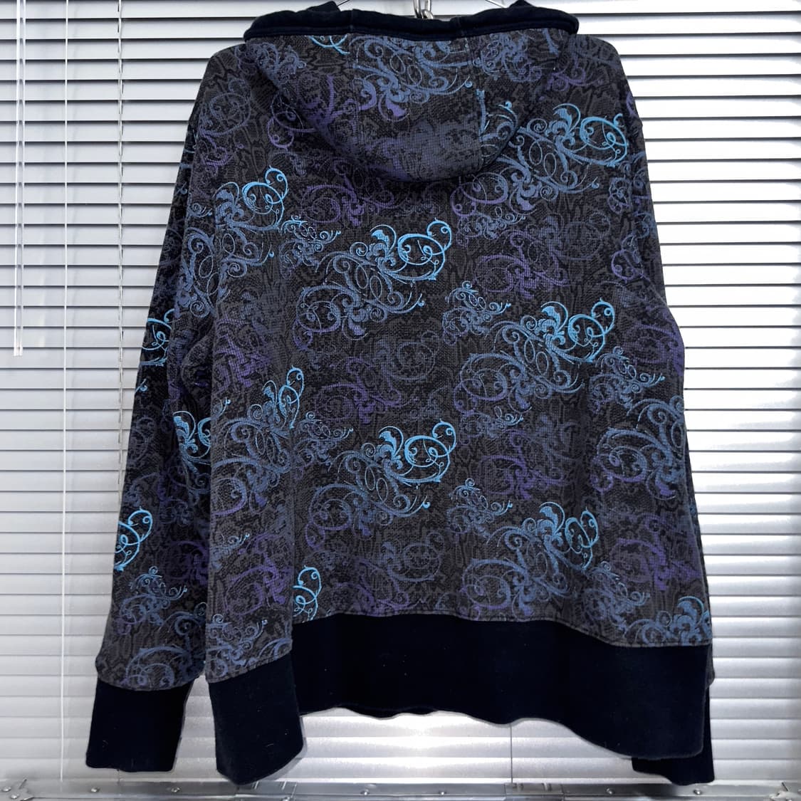 2011 투웨이 리버시블 할리데이비슨 해골 나비 후드 집업 상품이미지5