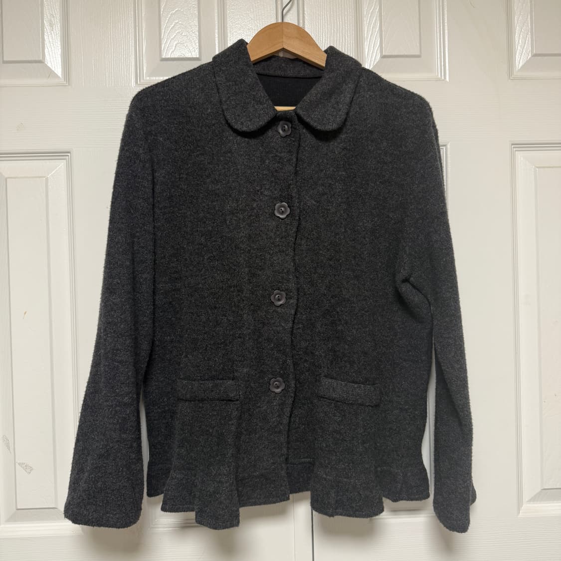 나이엔 라운드 플라켓 가디건 자켓 상품이미지3