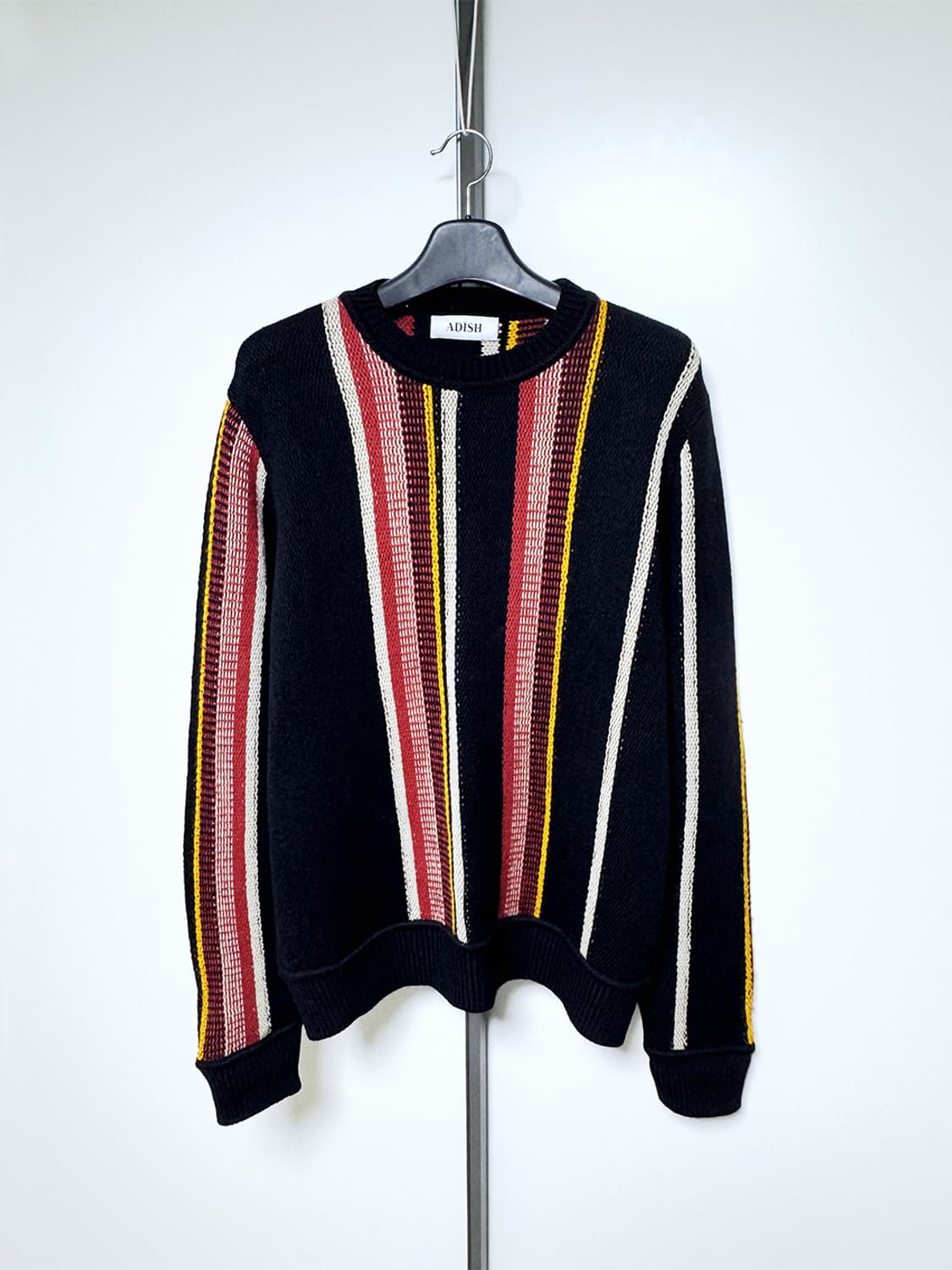 ADISH STUDIO(아디쉬)/헤비웨이트 멀티스트라이프 울니트 스웨터 상품이미지4