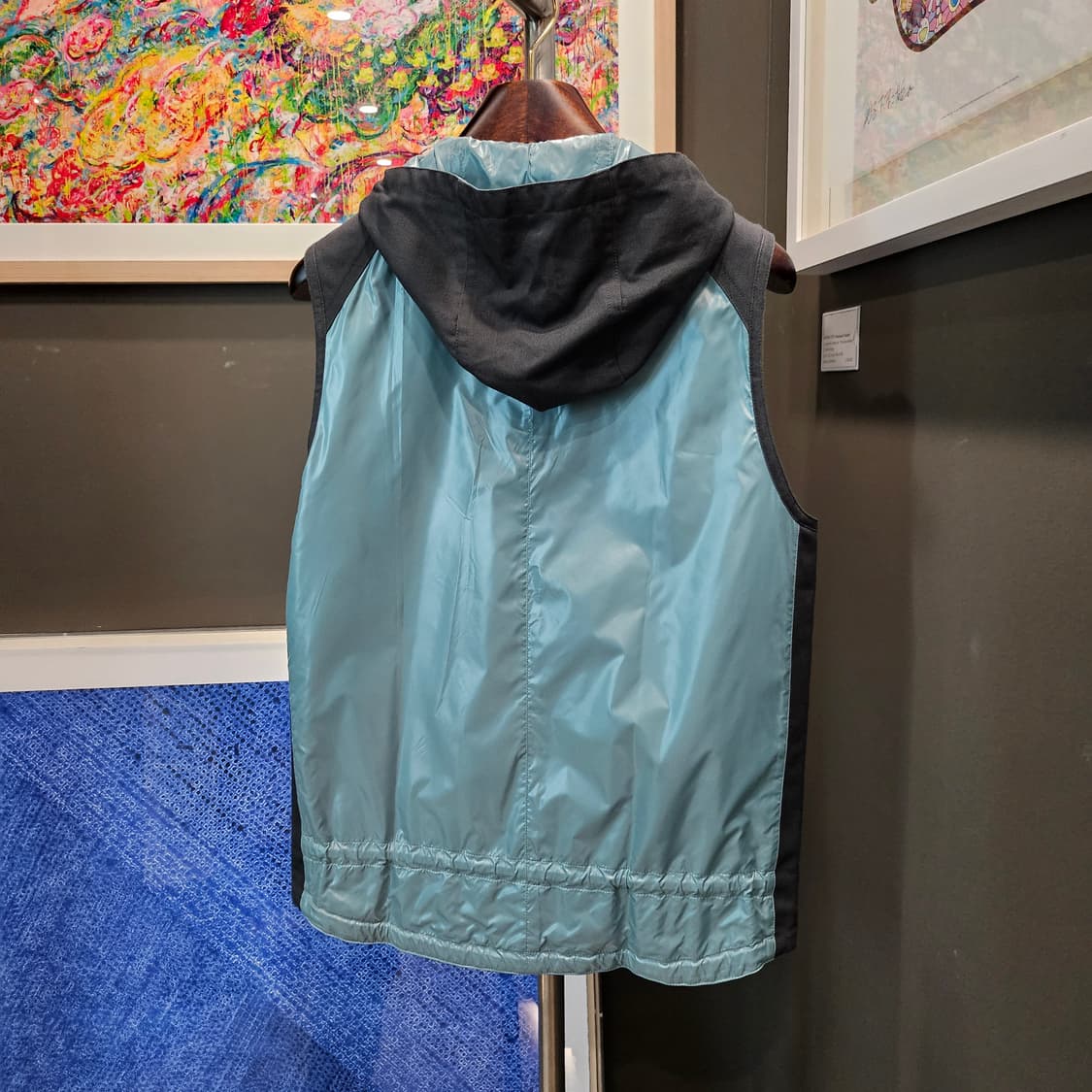 에르메스 플레인 토일 브라이트 캔버스 리버서블 후드 베스트 상품이미지4