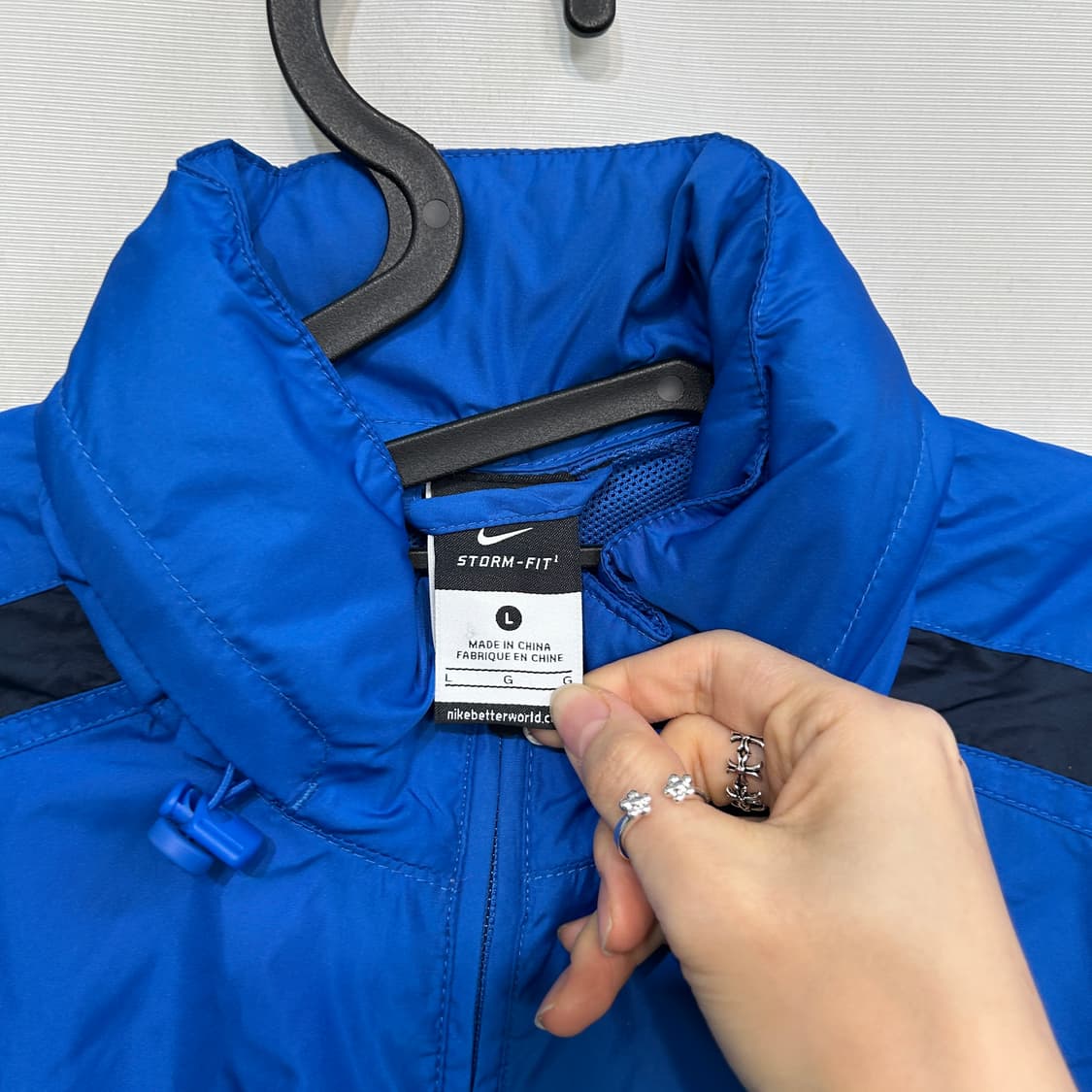 나이키 스우시 스톰핏 바람막이 100 블루 상품이미지2