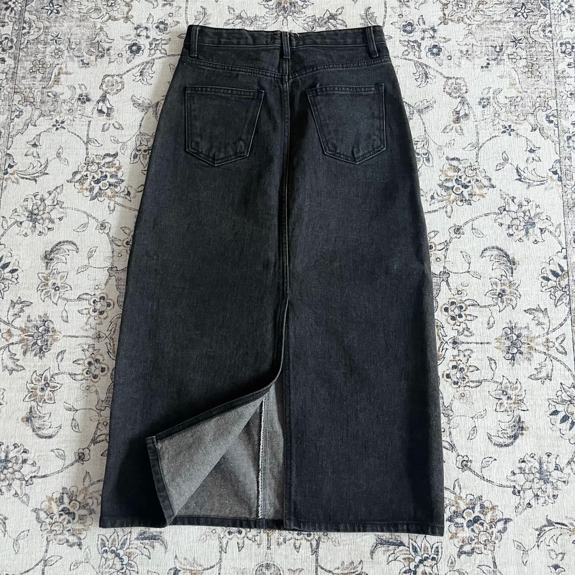 MADE SEOUL 흑청 데님스커트 상품이미지2