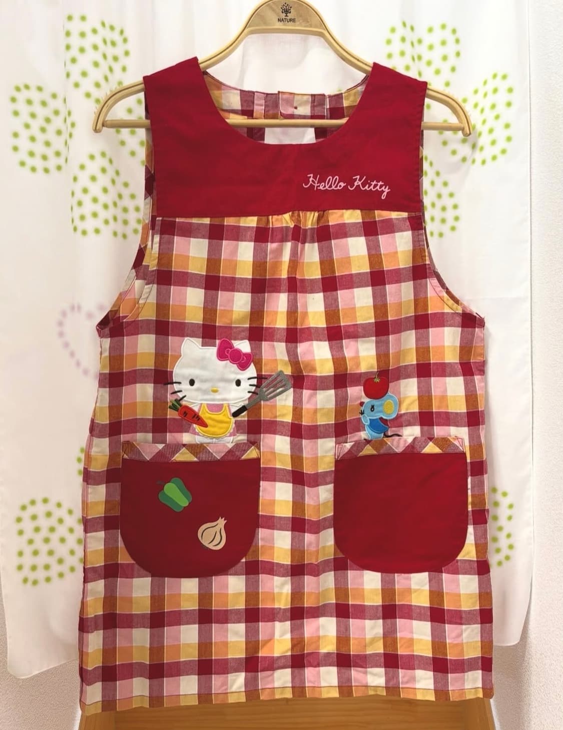 (고전) 산리오 키티 앞치마 상품이미지1