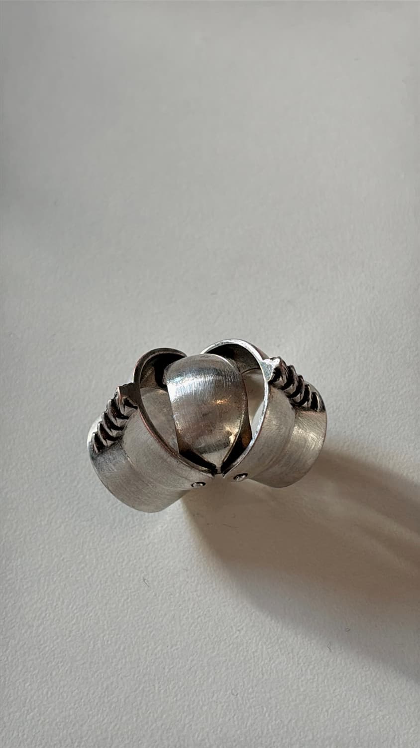 Vtg Medieval Armor Ring 상품이미지6