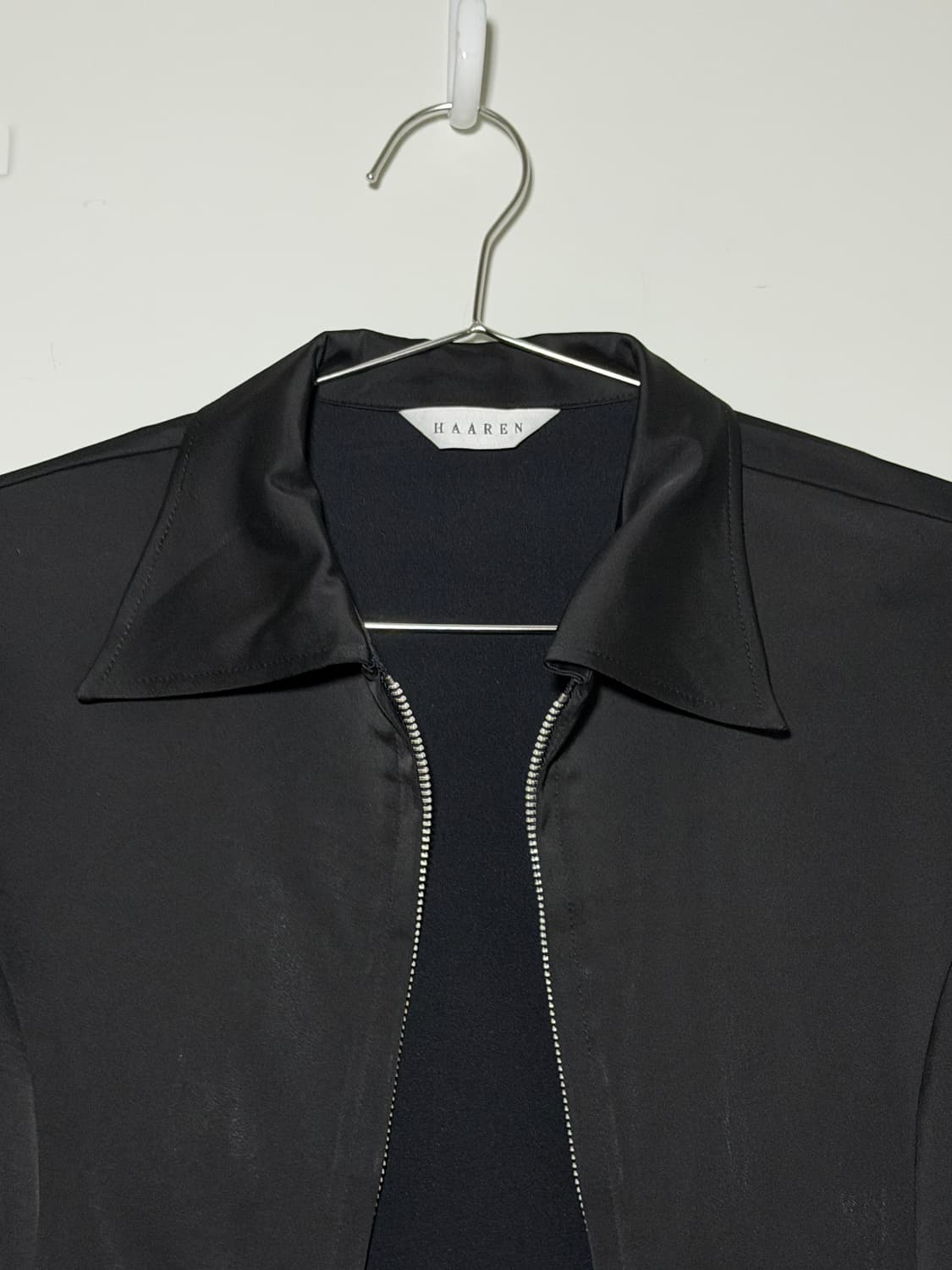 일본빈티지 블랙 텐션 셔츠자켓 상품이미지6