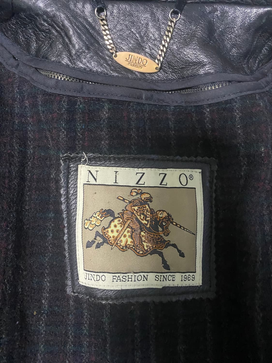 진도 양가죽 브독레더자켓 상품이미지5