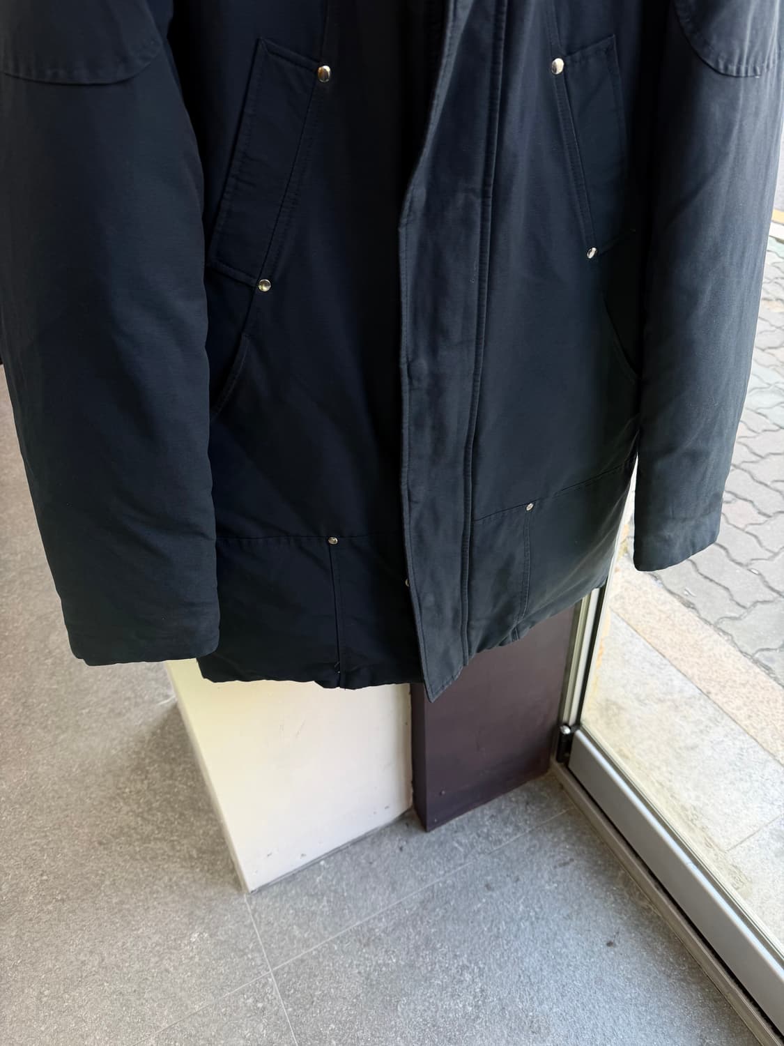 S/ 무스너클 스틸링 폭스퍼 패딩 파카 상품이미지4