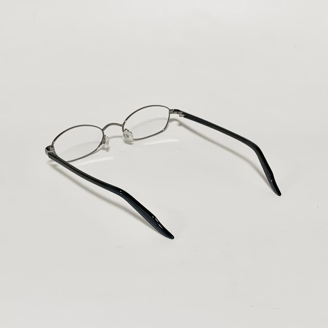923 데드스탁 빈티지안경 실버 오벌 메탈 프레임 가벼운 슬림라인 스몰  상품이미지5