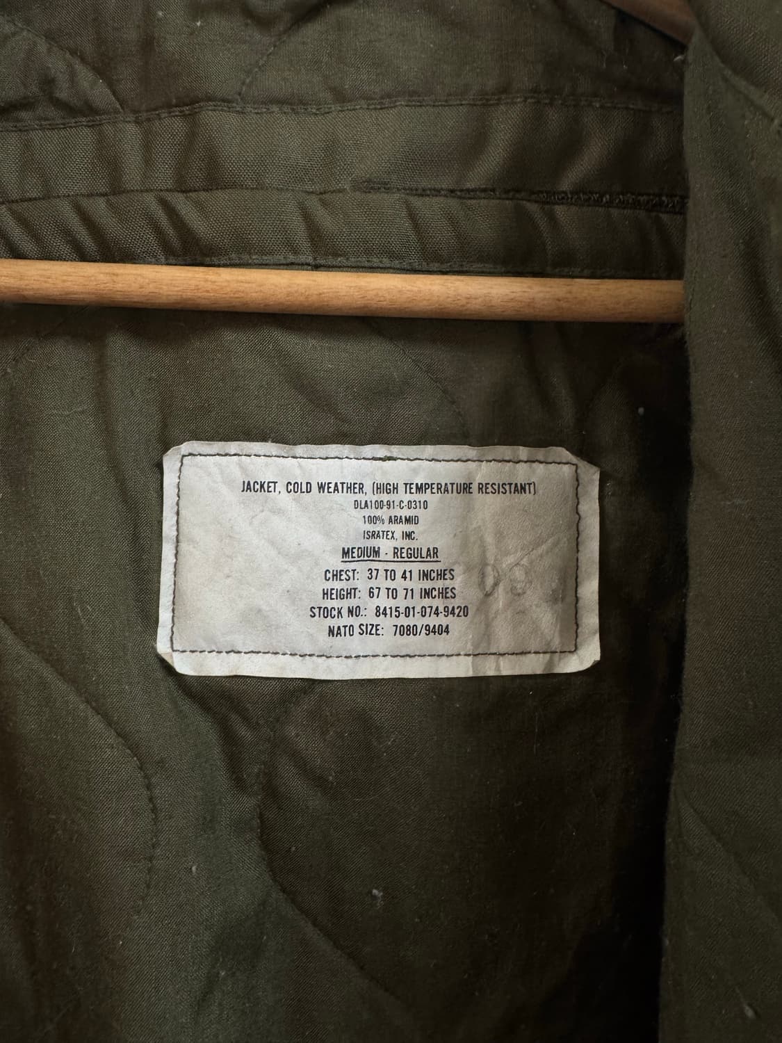 US Army 미군 CVC 탱커 자켓 상품이미지7