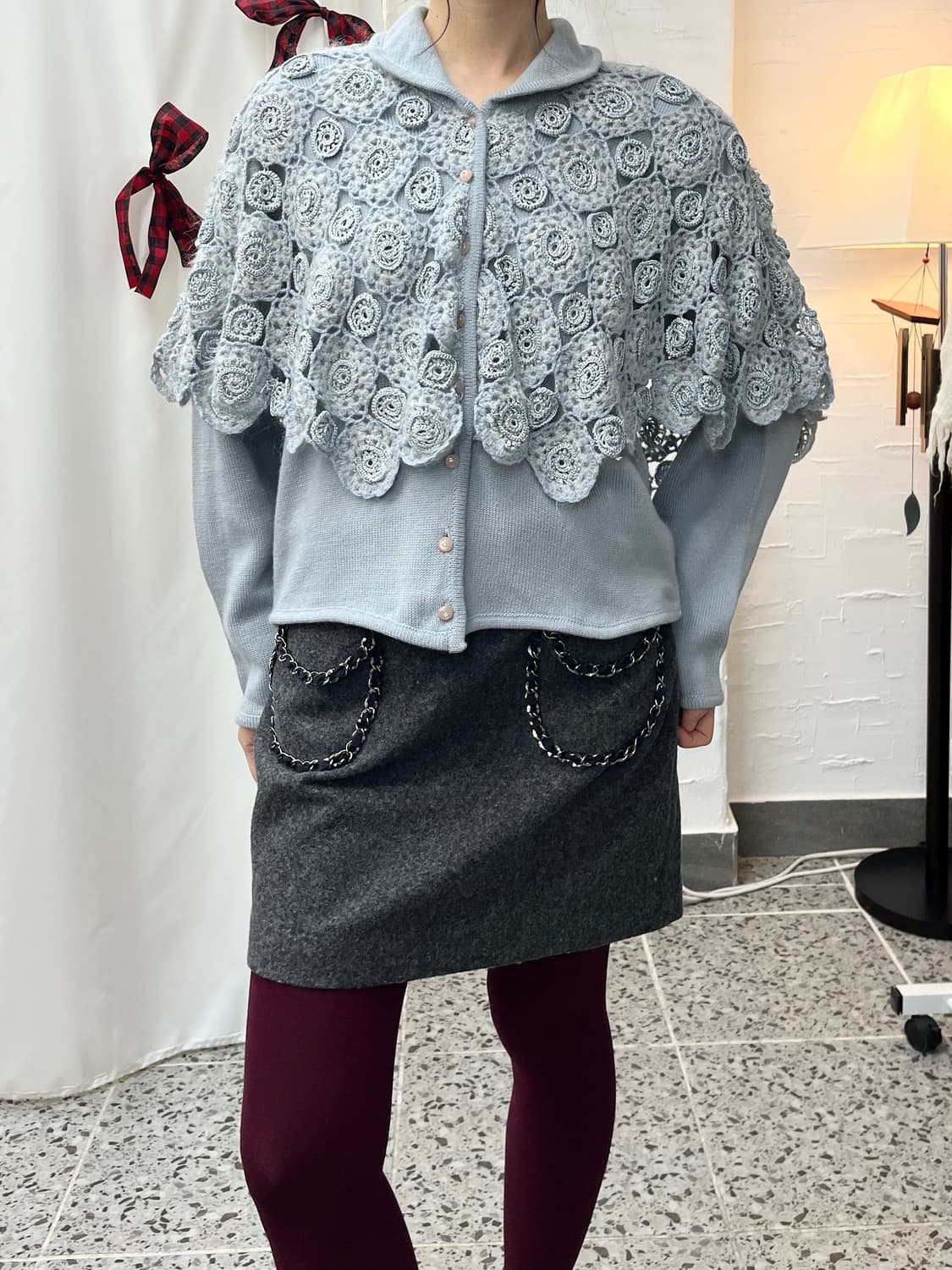 chain pocket miniskirt 상품이미지3