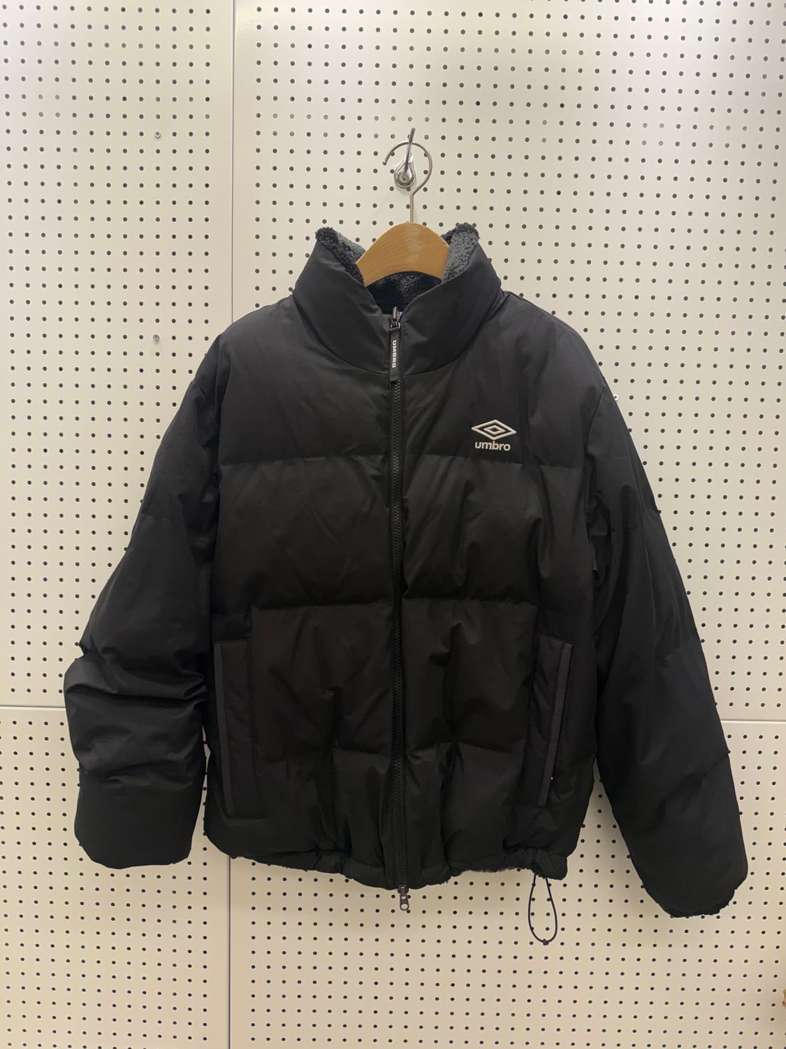 엄브로 리버서블 체크 플리스 패딩 자켓 U192 상품이미지6