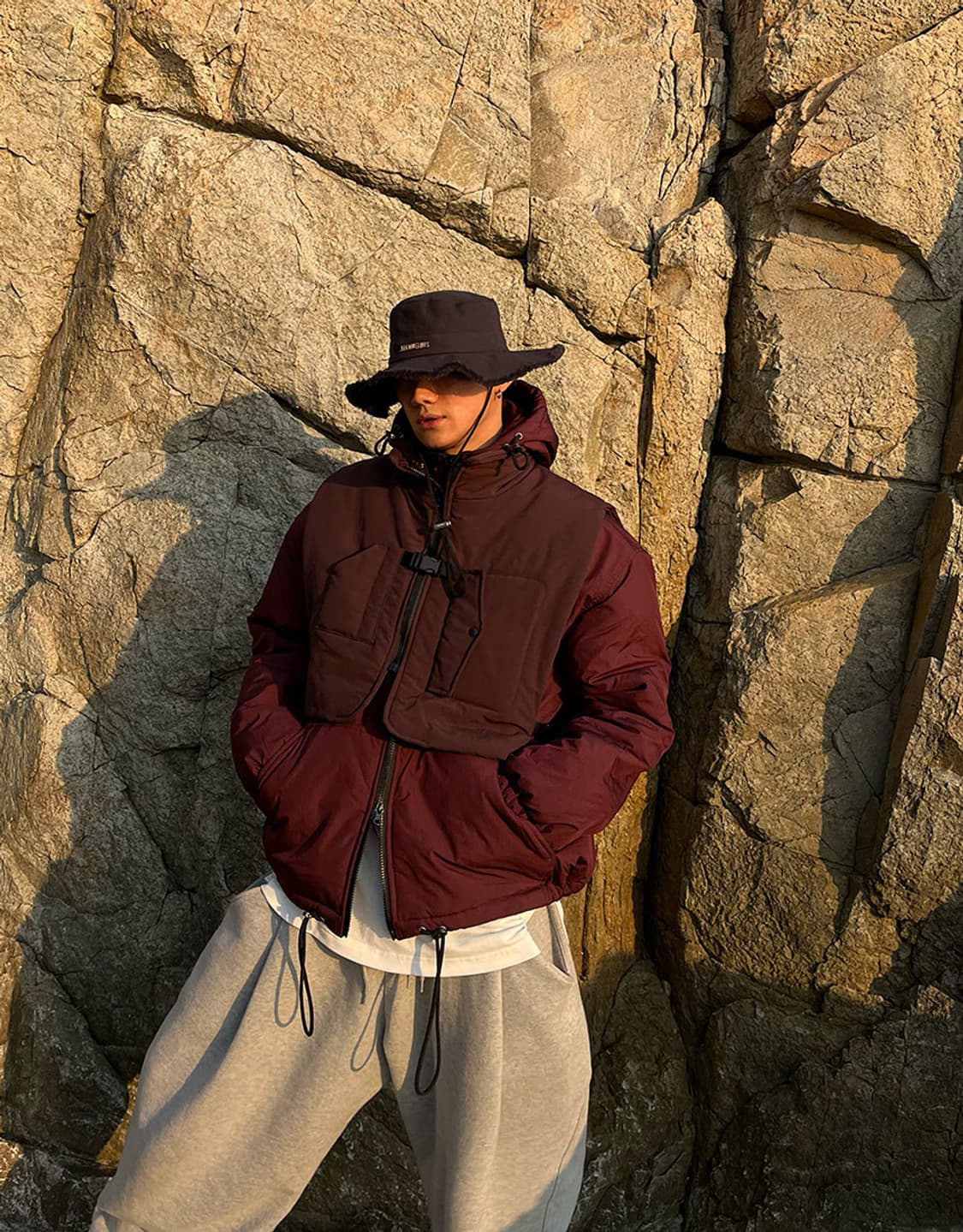 크롭 패딩 베스트 상품이미지7