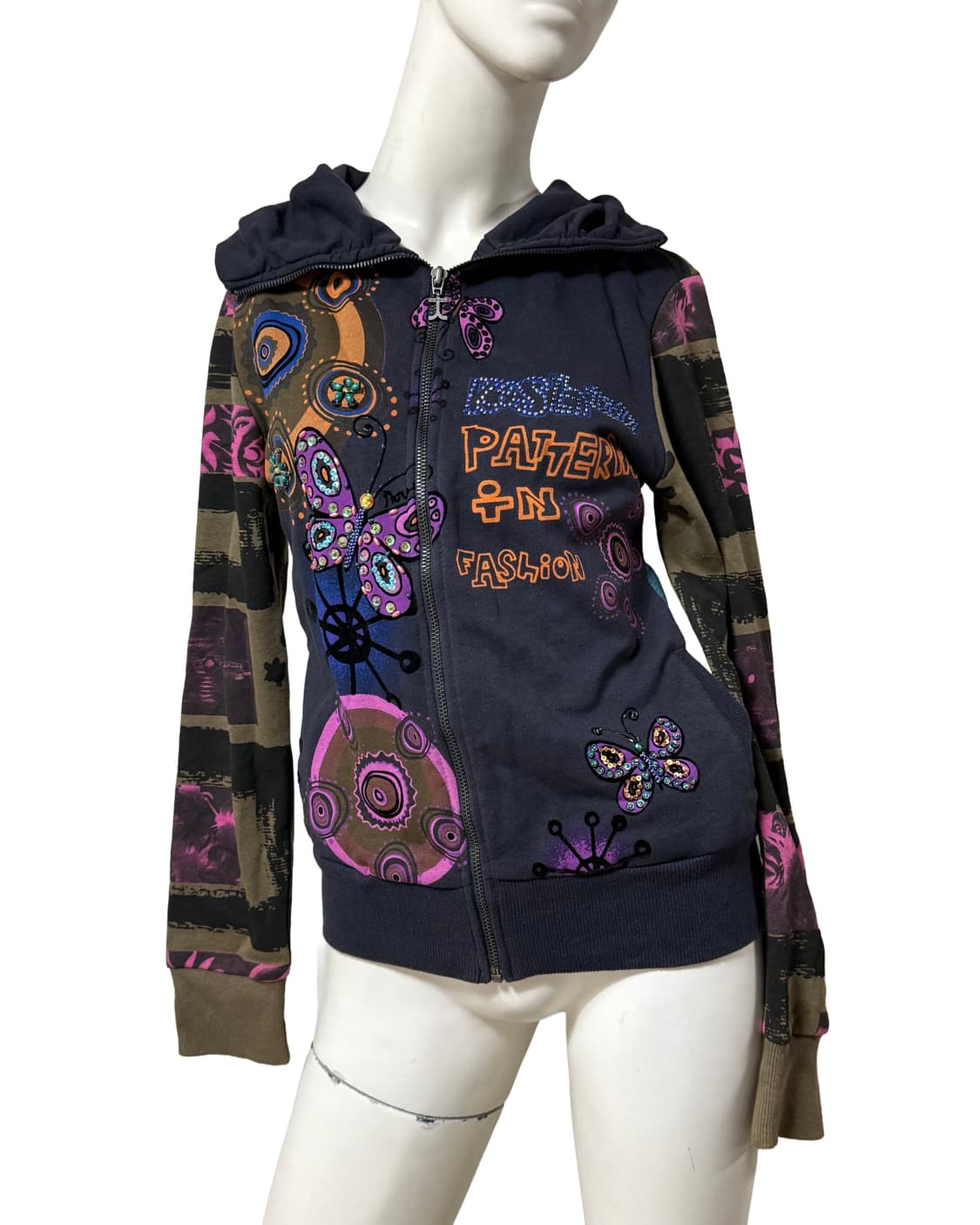 빈티지 y2k kitsch 집업 상품이미지3